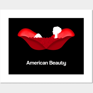 American Beauty movie fan art roses bath scene Posters and Art